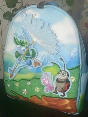 Loungefly Disney Pixar A Bug's Life Flik Flying Mini Backpack